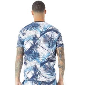 Nouvel Arrivage Ensemble T-shirt et Short en Polyester avec Impression Numérique par Sublimation Intégrale, Style Ringer, pour Tenue de Plage et d'Été Décontractée - Product Image 3