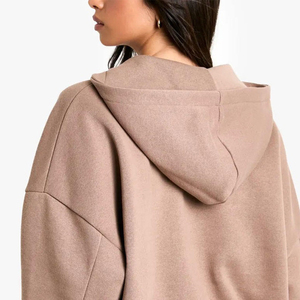 Hoodies surdimensionnés vintage pour femmes, de haute qualité, vente en gros, personnalisables, pour l'hiver, à épaules tombantes, manches longues - Product Image 5