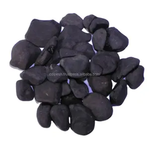 Top Supplier's Jet Black Polished Modern Natural <b>Stone</b> Cobbles <b>Pebbles</b> 5+ Year Warranty Excellent Outdoor Use Bulk Export Option - Product Image 1