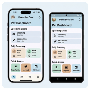 RoyalCraft Aplicación de Cuidado de Mascotas, Monitor de Salud, Recordatorio de Aseo, Aplicación de Compañía para iOS/Android/Mac - Product Image 1