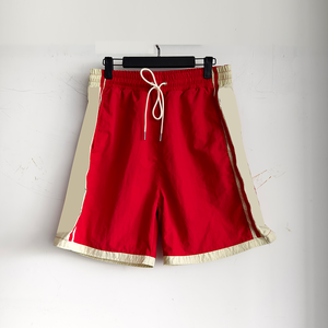 Conjunto de pantalones cortos unisex de verano para hombre, 100% poliéster, con cremallera, cortavientos, conjunto deportivo para correr. - Product Image 6