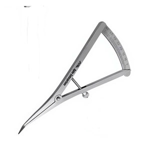Calibre angulaire de 4,5 pouces de long pour la cartographie osseuse, instrument de mesure 0-40 mm avec échelle de précision pour la dentisterie, la chirurgie, l'orthodontie et les implants - Product Image 4