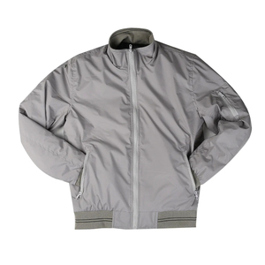 Hot Sale Bomber <b>Jacket</b> For <b>Men</b> <b>Lightweight</b> Long Sleeve Zipper Up Warm Winter Casual Wear <b>Men's</b> Bomber <b>Jacket</b> OEM Service Custom - Product Image 2