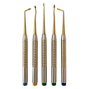 ชุดอุปกรณ์ยกปลายรากฟันแบบมืออาชีพ Bernard Spade Tip Elevators ทำจากสแตนเลสสตีล สำหรับการผ่าตัดทางทันตกรรม ใช้งานด้วยมือ ได้รับการรับรองมาตรฐาน CE - Product Image 4