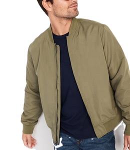 Veste brodée avec logo personnalisé pour hommes Veste de vol noire pour hommes Blouson aviateur d'extérieur pour hommes - Product Image 3