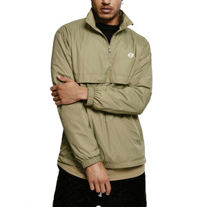 Premium Custom <b>Lightweight</b> Pullover Nylon Windbreaker <b>Jackets</b> Water Resistant Outdoor Quarter Flap Zip Training <b>jacket</b> for men - Product Image 5