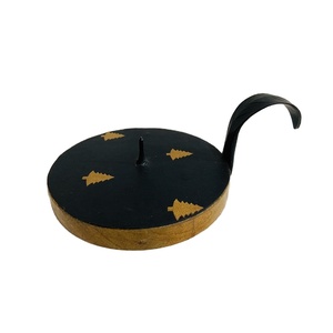 Nueva llegada Bandeja de velas para decoración de velas Portavelas de madera de acacia a un precio razonable - Product Image 1