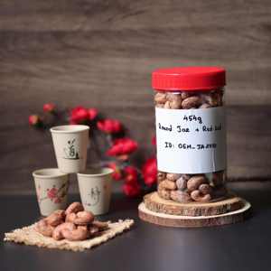 Round Jar With Red Lid Buttery Salty Flavor Custom Grade Vietnam OEM Organic Cashew <b>Nuts</b> Premium Roasted Wholesale - Product Image 4