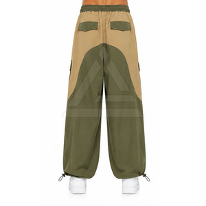 Pantalones de Paracaídas para Hombre con Corte Holgado, Puños Ajustables, Tela Ligera y Bolsillos Laterales para Moda Urbana - Product Image 4