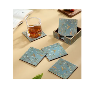 Offre Spéciale : Ensemble de Sous-Verres Luxueux en Bois MDF pour Mariages Modernes, Vaisselle et Dessous de Verre pour Boissons - Product Image 5