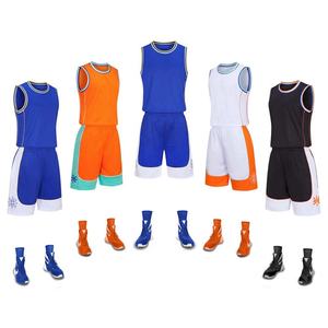 Conjuntos deportivos de baloncesto personalizables para hombre, camisetas transpirables con nombre de equipo y estampado de números, ropa de entrenamiento de talla grande - Product Image 5