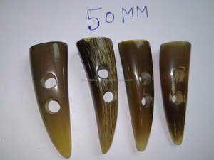 Boutons en corne de buffle et de bœuf naturels, faits à la main, pour vêtements et accessoires, à prix avantageux - Product Image 3