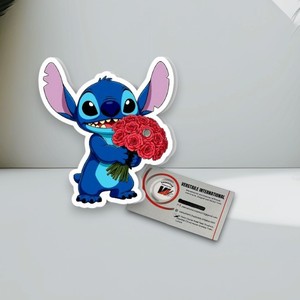 Palette d'extensions de cils magnétique carrée Saint-Valentin Stitch Butterfly pour artistes en cils, personnalisable et écologique - Product Image 2