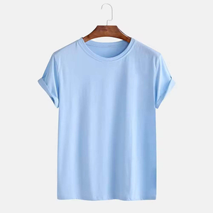 เสื้อยืดผู้ชายทรงโอเวอร์ไซส์ แขนสั้น คอกลม ผ้าฟลีซ โพลีเอสเตอร์/คอตตอน น้ำหนัก 220 กรัม แบบเรียบง่าย ผลิตในปากีสถาน - Product Image 6