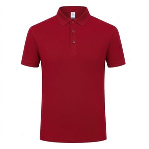 T-shirt pour homme personnalisé avec logo, tricoté, respirant, de haute qualité, décontracté et professionnel - Product Image 3