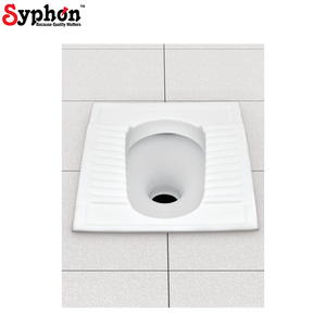 WC à la turque en céramique blanche, style moderne et traditionnel, 100 % qualité garantie, durable, origine Inde - Product Image 1