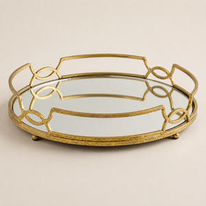 Ensemble de plateaux de service et de rangement en métal doré, motif lune et étoile, décoratif, pour fruits secs, collations, bonbons et noix, décoration de la maison, Ramadan, Aïd - Product Image 5