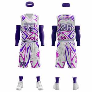 Uniforme de Baloncesto Personalizado de Jersey Lavado, Profesional, de Secado Rápido, Antibacterial, Unisex, Transpirable - Product Image 1