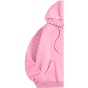 Pull d'hiver pour femme, taille unique, avec logo gaufré sur le devant, brodé, épaules tombantes, en molleton tricoté 100% coton, coupe-vent, écologique - Product Image 6
