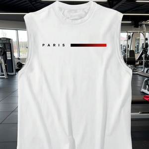 เสื้อกล้ามถักนิตติ้งลำลองผ้าโพลีเอสเตอร์เนื้อนุ่มสำหรับผู้ชาย ฤดูร้อน แขนกุด ระบายอากาศได้ดี เหมาะสำหรับออกกำลังกาย ฟิตเนส แอคทีฟแวร์ แบรนด์ Birlag Sports - Product Image 5