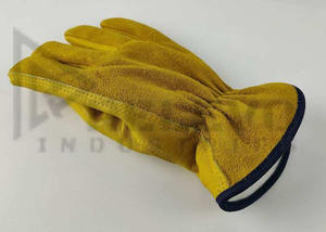 Guantes de Trabajo de Cuero Vacuno Resistentes para Hombre y Mujer, Guantes de Seguridad para Soldadura, Lavables, Antideslizantes, Anti-escaldaduras, para Barbacoa - Product Image 5