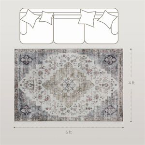 Tappeto Vintage per Arredamento d'Interni, Set di Tappeti in Stile Retrò - Product Image 6