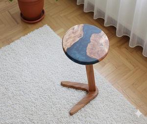 Mesa Auxiliar de Madera y Resina de Primera Calidad Personalizable para Decoración del Hogar y Hoteles, para Sala de Estar - Product Image 4