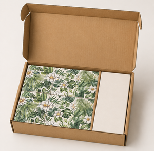 Azulejo de superficie mate de la serie Mile de 600×1200 mm con un exquisito diseño floral tropical y suaves elementos botánicos - Product Image 2