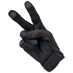 Guantes deportivos de seguridad de malla negra, hasta la muñeca, transpirables, sin forro, para uso deportivo, primavera y verano, para hombre, para motocicleta - Product Image 5
