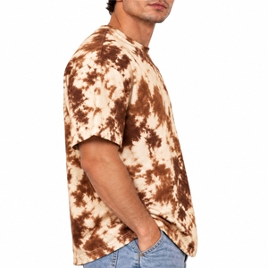 Men <b>Tie</b> <b>Dye</b> <b>T</b>-<b>Shirt</b> Short Sleeve Casual Streetwear Style Relaxed Fit Artistic Design Weekend Wear Fashion Tee <b>Shirt</b> For Men - Product Image 3