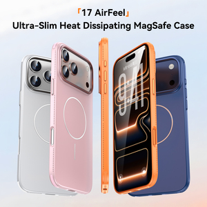 Étui de téléphone ultra-fin à dissipation thermique, à aspiration magnétique, avec coussin d'air, protection anti-chute pour <span class=keywords><strong>Iphine</strong></span> 17 - Product Image 1