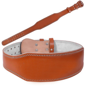Ceinture de musculation en cuir durable, ceinture de levage de poids robuste, réglable, pour l'entraînement en salle de sport, soutien dorsal, fournisseur d'usine OEM - Product Image 1