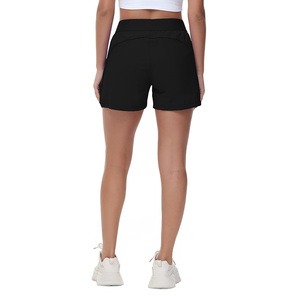 กางเกงขาสั้นโยคะเอวสูงผ้ายืดสำหรับผู้หญิง ใส่สบาย แห้งเร็ว ระบายเหงื่อได้ดี เหมาะสำหรับออกกำลังกาย วิ่ง และเล่นกีฬา - Product Image 6