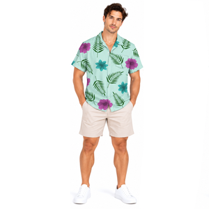 Mens Premium Tropical <b>Shirt</b> Custom Graphic Print <b>Button</b> <b>Up</b> Breathable Lightweight Resort Vacation Summer Fashion Apparel - Product Image 6