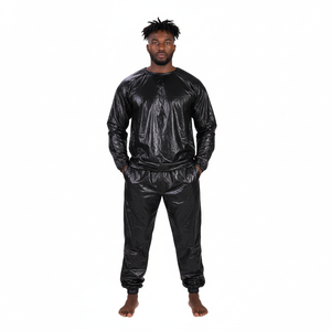 Hot Trending Wholesale Speed Weight Loss Running Fitness Body Building Hot Sauna Sweat <b>Jacket</b> Customized Color Polyester Home - Product Image 3