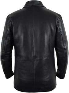 Wholesale Designer Men <b>Leather</b> Coats For Men Outdoor Use Men Clothing Solid Color Plain <b>Leather</b> Coat - Product Image 4