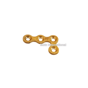 Plaque chirurgicale osseuse bio-compatible en titane, mini-plaque en L, droite et gauche, 4 trous, pour réparation de fracture mandibulaire et maxillaire - Product Image 5