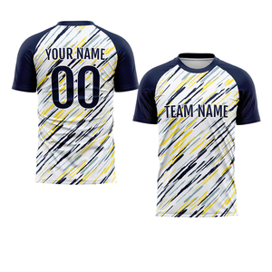 Maillot de football personnalisé avec impression du nom et du numéro de l'équipe, logo personnalisé, vêtements de sport respirants sur mesure - Product Image 1
