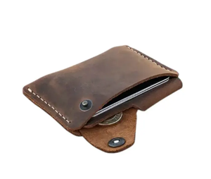 Artha PPS5, Nuevo Diseño, Porta Pasaportes de Viaje de Cuero Crazy Horse con Cierre, Estilo Nacional, 5 Pulgadas, Ranura para Tarjetas de Crédito, Personalizable - Product Image 1