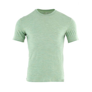 High Quality Green Merino <b>Wool</b> Mens V Neck Short Sleeve T <b>Shirt</b> Premium Casual Knitwear - Product Image 1