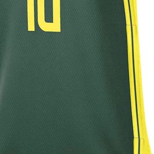 Maillot de basket-ball vert et jaune pour hommes, sans manches, uniforme d'équipe, léger, respirant, pour l'entraînement et les matchs - Product Image 4