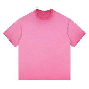 Fabricant de t-shirts personnalisés sérigraphiés, t-shirt pour homme en coton délavé, style vintage surdimensionné, tee-shirt de sport - Product Image 3