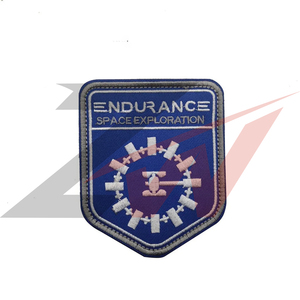 Badge en tissu brodé personnalisé de haute qualité, autocollant logo 3D gonflé thermocollant sur broderie entièrement brodée - Product Image 5