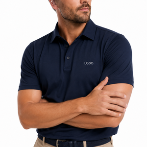 Custom Performance Golf <b>Polo</b> Shirt Quick Dry Polyester Spandex <b>Sports</b> <b>Polo</b> Private Label OEM - Product Image 4