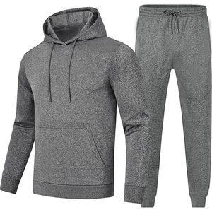 Nouvel ensemble de survêtement tendance 2026, 2 pièces, veste coupe-vent, survêtement pour homme, tissu 100% coton - Product Image 1