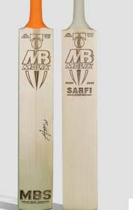 ไม้คริกเก็ต MB Malik Sarfi Legend Edition รุ่นอิงลิชวิลโลว์ ไม้คลาสสิกสำหรับการแข่งขัน ทนทาน น้ำหนักเบา โปรไฟล์เต็มรูปแบบ พร้อมปลอกไม้คริกเก็ต - Product Image 3