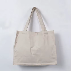 Bolsa de Tela de Algodón Orgánico Simple, Reutilizable y Ecológica para Compras, para Mujeres y Niñas, para Uso en Exteriores, Suministro al por Mayor - Product Image 6