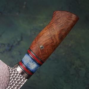 Cuchillo de Cocina de Acero de Damasco Hecho a Mano de 7 Pulgadas, Diseño Moderno, Superventas, Servicio Personalizable OEM ODM - Product Image 2