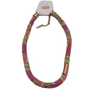 Collier en résine écologique, bijoux fantaisie, très vendu en Inde, fait main, couleur et taille personnalisables pour femmes et filles - Product Image 1