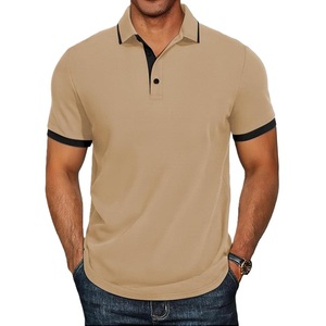 Camiseta polo para hombre, 100% algodón piqué, 220 g/m², color sólido, manga corta, corte regular, tejido de punto, ropa casual, proveedor de Bangladesh. - Product Image 3